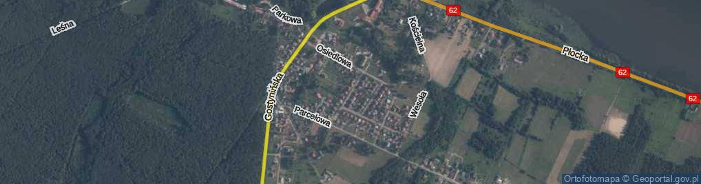 Zdjęcie satelitarne Słoneczna ul.